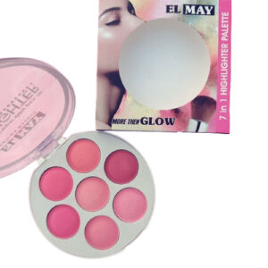 ELMAY 7 in 1 Professional Blush Palette 7 Colors Shades Blusher Palette