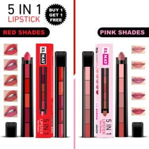 ELMAY Pack of 10 (Red & Pink) Lipstick